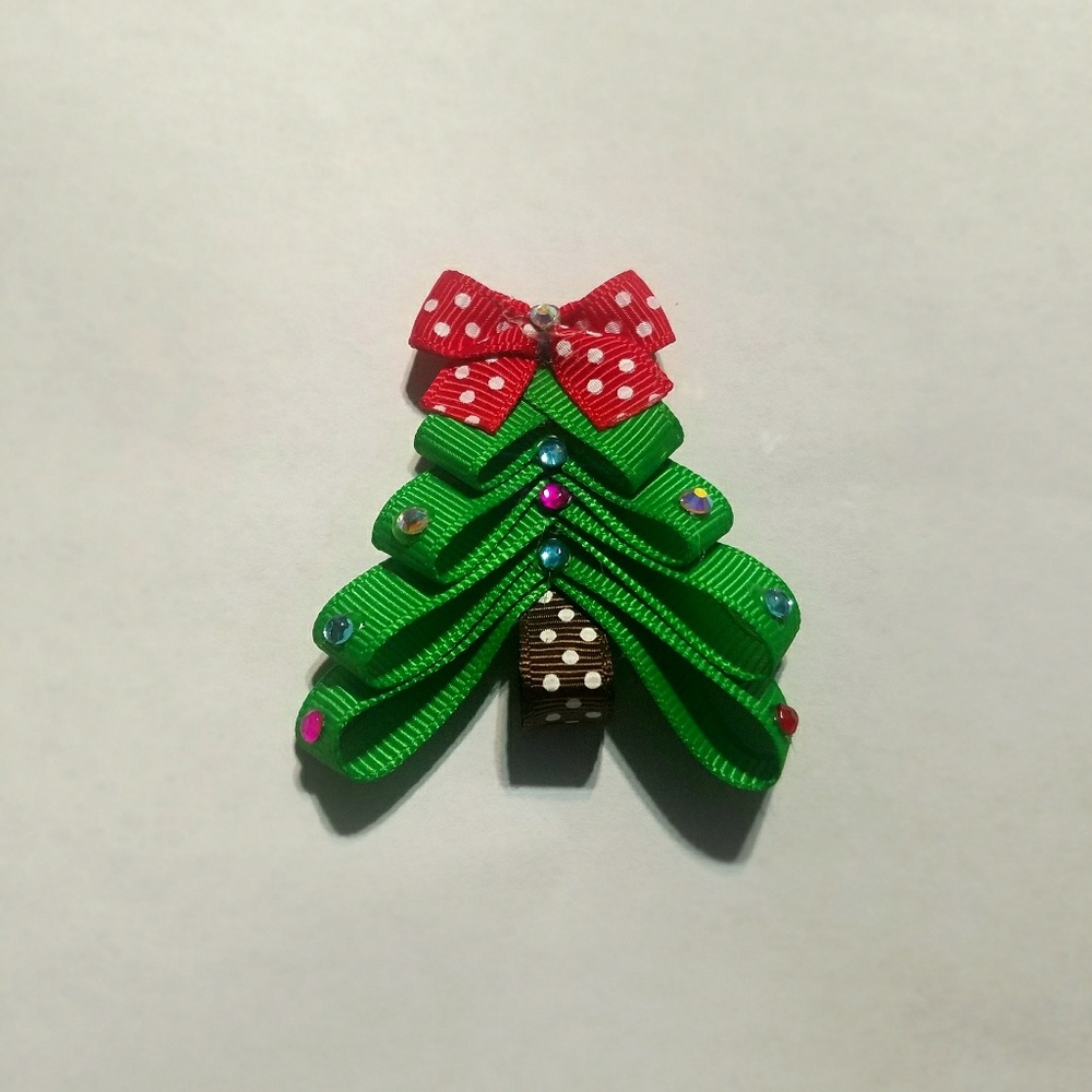 Christmas Tree Hairbow